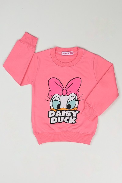 pembe-1-8-yas-sirin-daisy-duck-baskili-kiz-cocuk-sweatshirt-89625