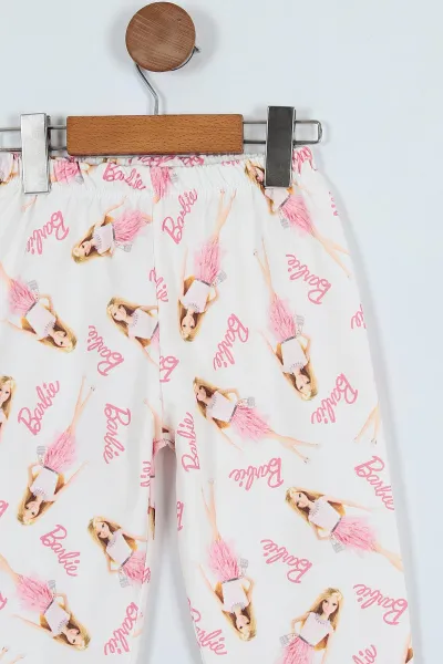 Pembe (1-9 Yaş) Baskılı Kız Çocuk Eşofman Altı 244381