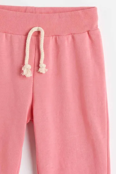 Pembe (1-9 Yaş) Papatya Baskılı Tül Aksesuarlı  Bol Paça 2 İp Kız Çocuk Mevsimlik Takım 487352