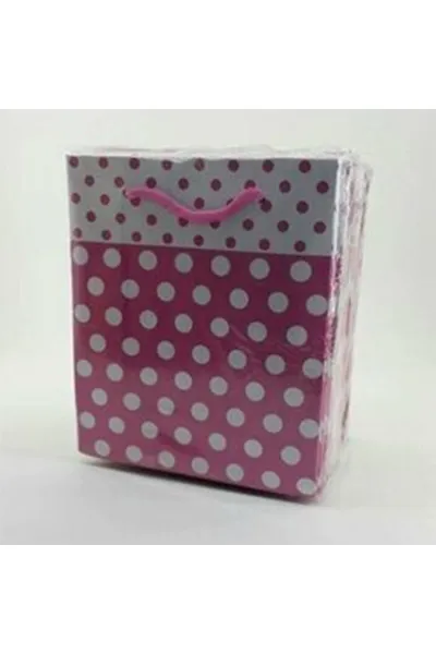 Pembe 14*17 Puantiyelli 5'li Çanta 302877