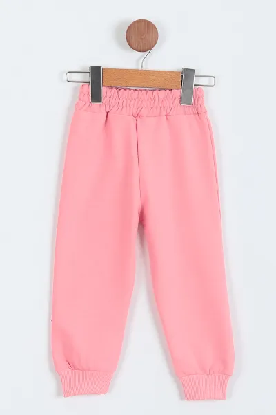 Pembe (2-11 Yaş) Boydan Jakarlı İki İp Kız Çocuk Takım 229386