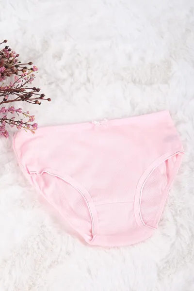 Pembe (2-11 Yaş) Fiyonklu Kız Çocuk Külot 233350