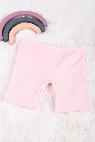 Pembe (2-11 Yaş) Fiyonklu Kız Çocuk Şort Külot  233361