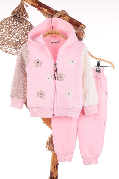 pembe-2-5-yas-cicek-nakisli-tasli-fermuarli-kiz-cocuk-takim-144339