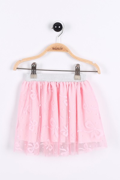 Pembe (2-5 Yaş) Kiraz Nakışlı Kız Çocuk İkili Takım 175774