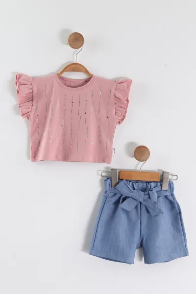pembe-2-5-yas-tasli-kol-firfirli-sortlu-kiz-cocuk-takim-464657