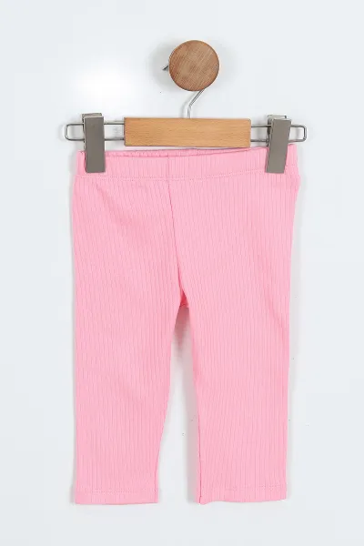 Pembe (2-5 Yaş)Kelebek Baskılı Taytlı Kız Çocuk Takım 357003