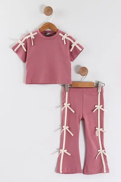 pembe-2-6-yas-fiyonk-detayli-taytli-kiz-cocuk-yazlik-takim-449462