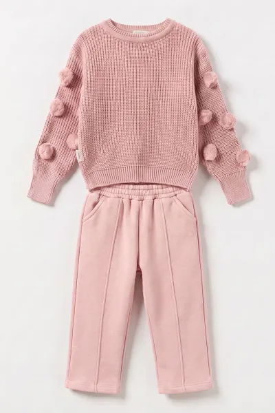 pembe-2-6-yas-ponponlu-triko-kazakli-kiz-cocuk-kislik-takim-483124