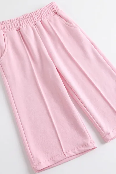 Pembe (2-7 Yaş) Oyuncaklı Oysho Kumaş Kız Çocuk 2'li Takım 490466