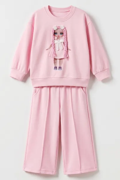 pembe-2-7-yas-oyuncakli-oysho-kumas-kiz-cocuk-2li-takim-490466