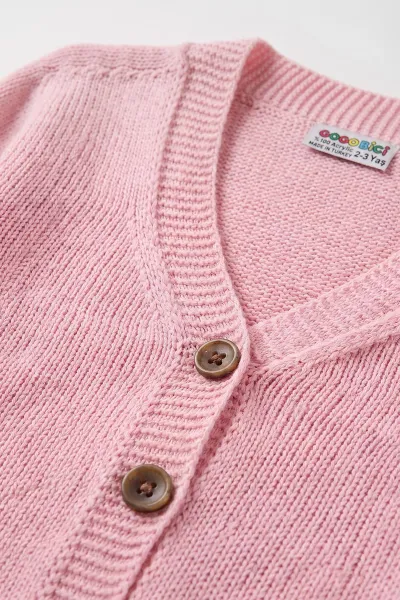 Pembe (2-8 Yaş) Blazer Tirko Kız Çocuk Hırka 474901