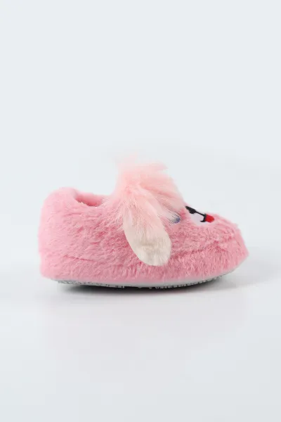 Pembe ( 21 - 24 )Peluş Figürlü Çocuk Panduf 497068