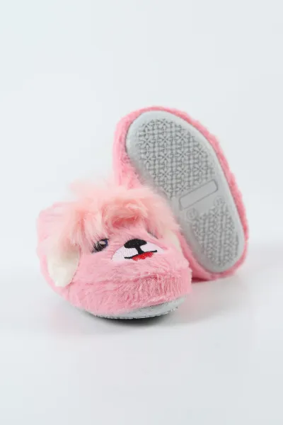 Pembe ( 21 - 24 )Peluş Figürlü Çocuk Panduf 497068