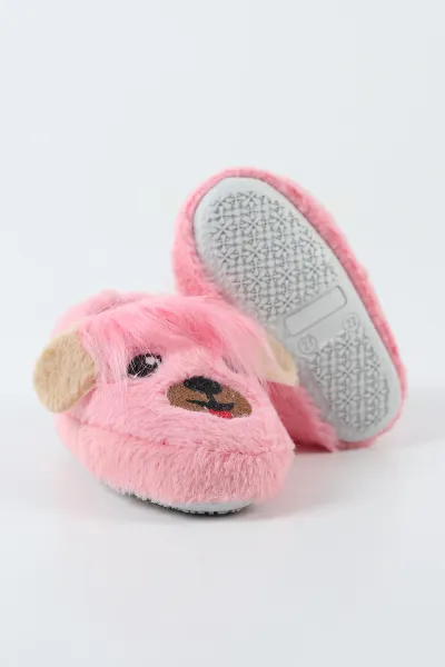 Pembe ( 21 - 24 )Peluş Figürlü Çocuk Panduf 498629