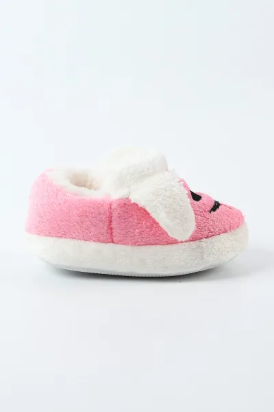 Pembe ( 21 - 24 ) Peluş Figürlü Kız Bebek Panduf 494636