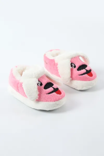 Pembe ( 21 - 24 ) Peluş Figürlü Kız Bebek Panduf 494636