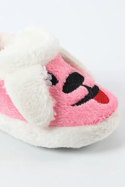 Pembe ( 21 - 24 ) Peluş Figürlü Kız Bebek Panduf 494636