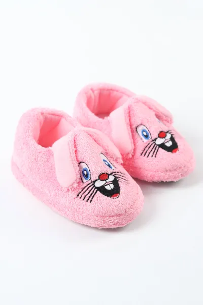Pembe ( 21 - 25 ) Peluş Figürlü Kız Bebek Panduf 488267