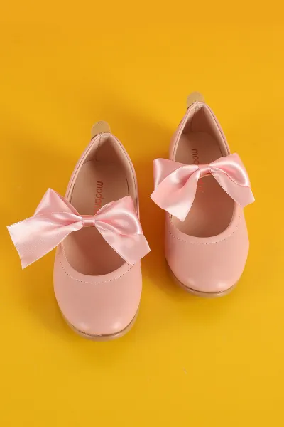 Pembe (21-30) Fiyonklu Kız Bebek & Çocuk Babet 342712