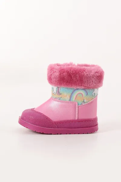 Pembe ( 22 - 26 ) İçi Kürklü Fermuarlı Kız Bebek Bot 404546