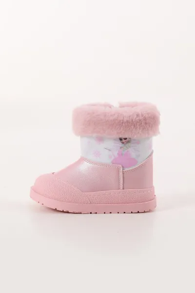 Pembe ( 22 - 26 ) İçi Kürklü Fermuarlı Kız Bebek Bot 404548