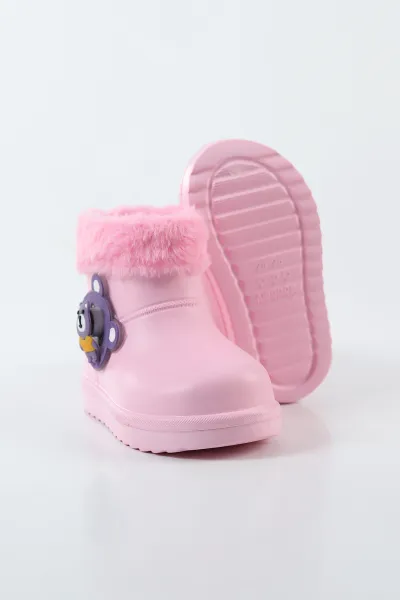 Pembe ( 24 - 35 ) İçi Tüylü Kız Çocuk Bot 500692