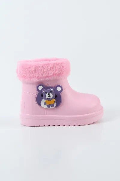 Pembe ( 24 - 35 ) İçi Tüylü Kız Çocuk Bot 500692