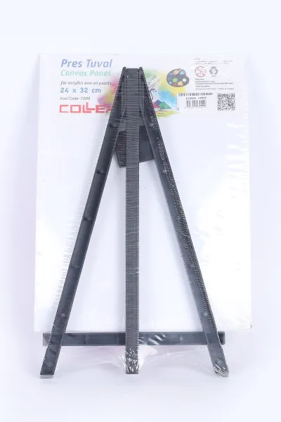 Pembe 24x32 Cm Collex Pres Tuval Seti Şövaleli 384367