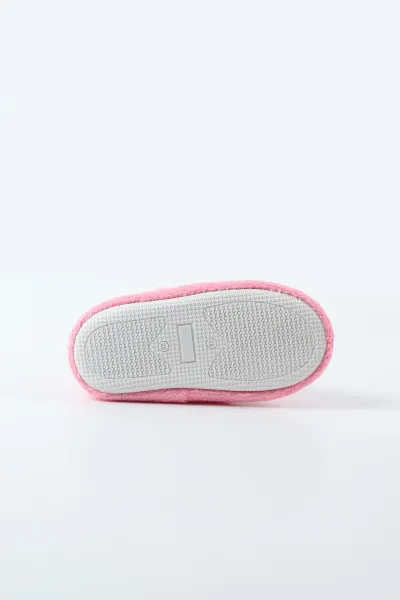 Pembe ( 25 - 30 ) Peluş Cırt Bantlı Kız Çocuk Panduf 495157
