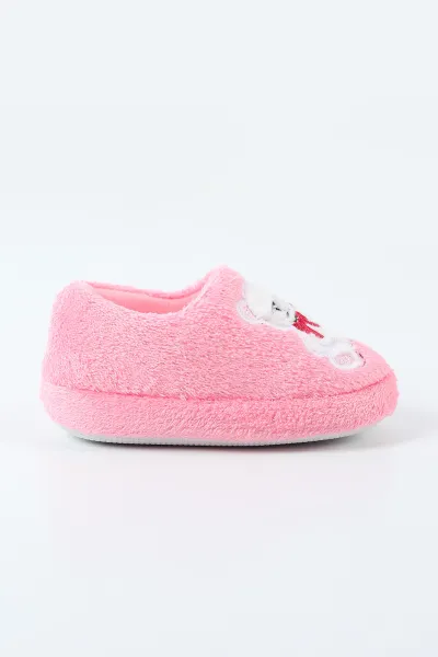 Pembe ( 25 - 30 ) Peluş Figürlü Çocuk Panduf 496291