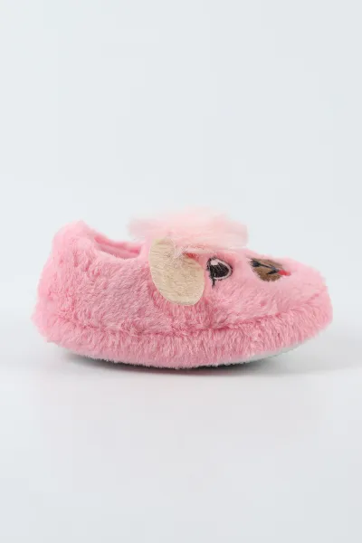 Pembe ( 25 - 30 )Peluş Figürlü Çocuk Panduf 498632