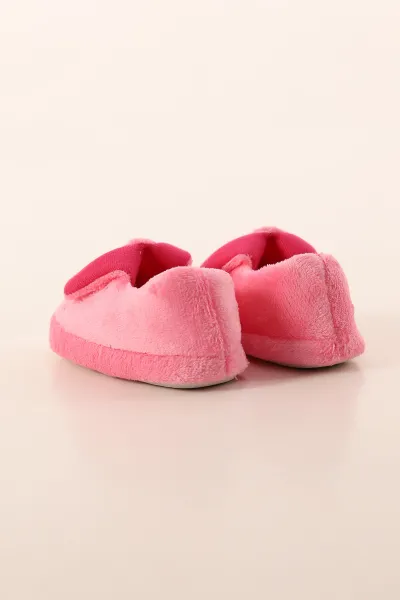Pembe ( 25 - 30 ) Peluş Figürlü Kız Çocuk Panduf 395475