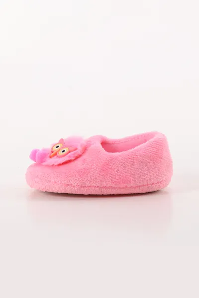 Pembe ( 25- 30 ) Peluş Figürlü Kız Çocuk Panduf 395544