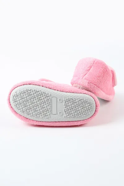 Pembe ( 25 - 30 ) Peluş Figürlü Kız Çocuk Panduf 488262