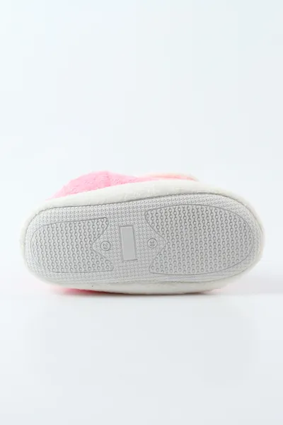Pembe ( 29 - 34 ) Peluş Figürlü Kız Çocuk Panduf 494664