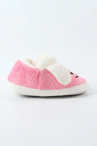 Pembe ( 29 - 34 ) Peluş Figürlü Kız Çocuk Panduf 494664