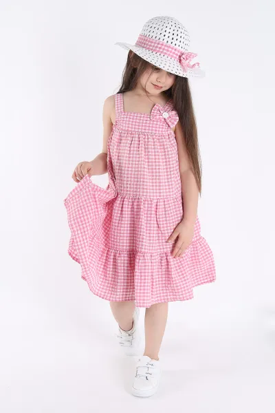pembe-3-10-yas-fiyonklu-potikare-desen-sapkali-kiz-cocuk-elbise-341682