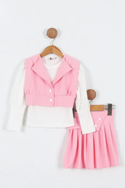 pembe-3-10-yaskrep-kumas-burumcuk-badili-etekli-kiz-cocuk-3lu-takim-337404