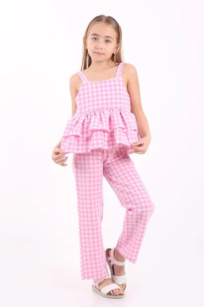 pembe-3-10-yaspotikare-desen-yarim-dugmeli-katli-keten-kiz-cocuk-yazlik-takim-344628
