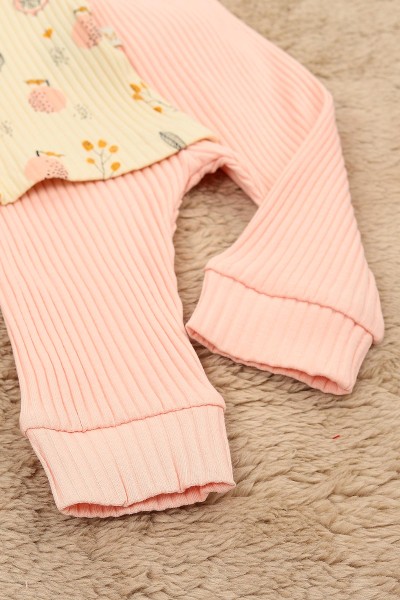 Pembe (3-12 Ay) Nar Baskılı Kız Çocuk Takım 152341