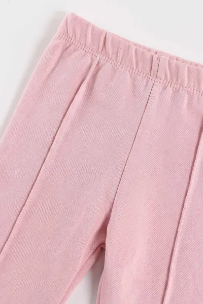 Pembe (3-18 Ay) Ayıcıklı Kapitone Ceketli  Kız Bebek 3'lü Takım 486596