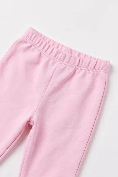 Pembe (3-18 Ay) Papatya  Baskılı 2 İp Kız Bebek Mevsimlik Takım 481113