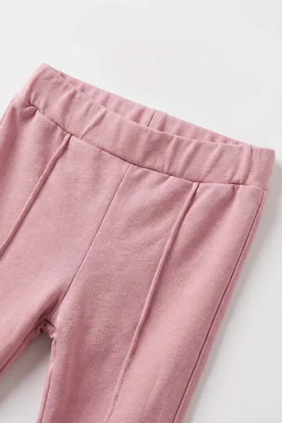 Pembe (3-18 Ay) Quite Süzene Nakışlı Alt Çimalı 2 İp  Kız Bebek Takım 487659