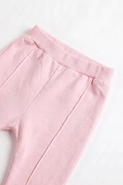 Pembe (3-24 Ay) Fistolu Çiçek Baskılı Alt Çimalı Kız Bebek Takım 480577