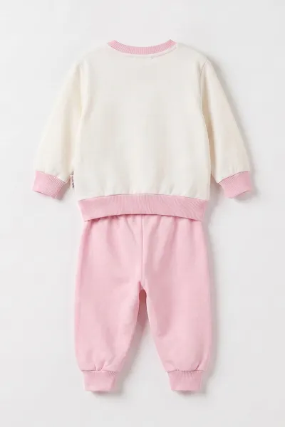 Pembe (3-24 Ay) Love Baskılı   Kız Bebek Mevsimlik Takım 472762