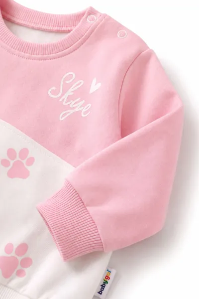 Pembe (3-24 Ay) Pati Baskılı   Kız Bebek Mevsimlik Takım 472759