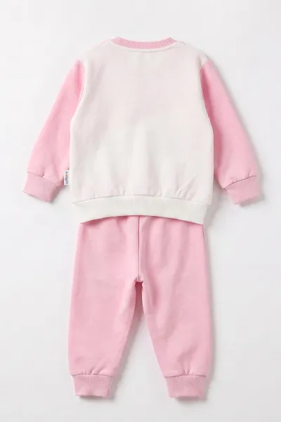 Pembe (3-24 Ay) Pati Baskılı   Kız Bebek Mevsimlik Takım 472759