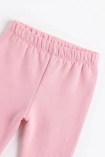 Pembe (3-24 Ay)  Yakası Zincir   Nakışlı   3 İp Şardonlu Kız Bebek Kışlık Takım 486807