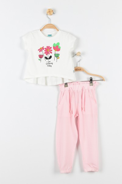 pembe-3-6-yas-cicek-baskili-pul-islemeli-belden-baglamali-kiz-cocuk-takim-174375